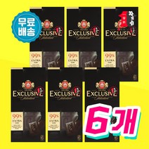 타이타우 익스클루시브 다크 초콜릿 99% 90g x 6개 판초콜릿 카카오 초코렛, 익스클루시브_다크초콜릿99%x6개