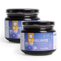 HACCP 인증 해썹 순수 프리미엄 국내산 황금 약 도라지 청 무설탕 100 % 대용량 사포닌 국산 약도라지 조청 차 티 에이드 우유 요거트 재료 빵 쨈 잼 먹는 법 방법 도리지, 2개, 600g