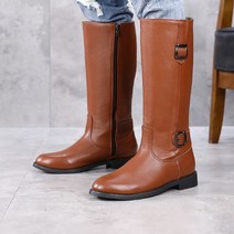 해외 소가죽 양가죽 남자 롱 38cm높이 바이크부츠 진피 오토바이신발 -27784, 04.브라운 돈피안감