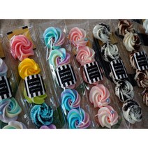 유니콘 꼬랑지 머랭쿠키 답례품 1순위 꽃머랭쿠키 프레첼 인절미, 오리지널