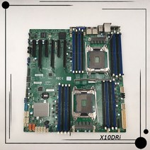서버컴퓨터 데스크탑 노트북 Supermicro 양방향 e-atx 마더보드용 x10dri lga 2011 지원 c612 xeon e5-2600 v3v4 제품군 ddr4, 없음