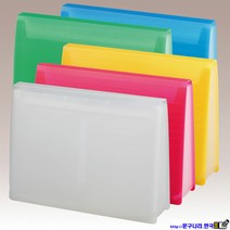 클리어파일 Expanding File(337x249x75mm) A-5050 LIHIT LAB JAPAN, 1개, Yellow