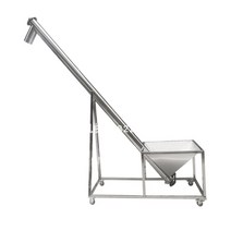 곡물 분체 이송기 대형 분말 스테인리스 식료품 공장, 미터당 110 아연 도금 직경 350위안