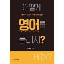 어떻게 영어를 틀리지?:영어의 구조와 구문도해 완성, 한국문화사