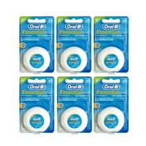 오랄비 왁스 치실 민트향 50m, 1개입, 6개