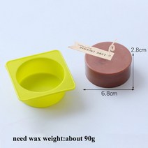 DIY 블루베리 과일 케이크 촛불 퐁당 초콜릿 푸딩 젤리 라즈베리 딸기 Creativily 장식을 만들기위한 실리콘 몰드, 둥근, 1개