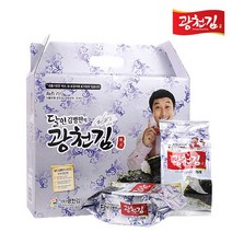 파래 식탁김 1박스(12봉) 조미김 구운김 [달인 김병만 광천김], 180g(12개입), 1개