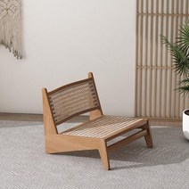 이동식3단선반 학교급식 호텔 베이지 라탄 의자 나무 미니멀리스트 낮은 식당 모던한 감성, style 2