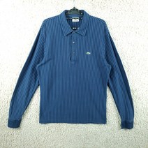 [100](빈티지프렌)라코스테 스트라이프 카라넥 티셔츠