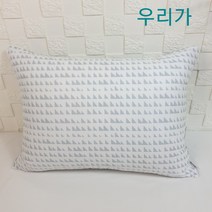 우리가 순면100% 셀모 푹신한 수제 라텍스 메모리폼 베개커버3050(커버만)