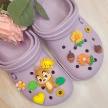 DORAN 칩앤데일 다람쥐 대형 3D 신발악세사리 파츠 크록스 호환 SET (12pcs)