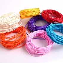 칼라 지끈 종이끈 공예용 포장끈 2mm 4mm, 크라프트, A. 가는종이끈