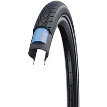 SCHWALBE 슈왈베 마라톤 플러스 700X28C 스마트가드 반사형 와이어 타이어, 26x1.75-Inch