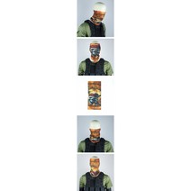 쌀쌀한 날씨 목보호 자외선 차단 해골 무늬 마스크 겸 목토시 넥워머 6가지 종류