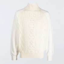 [닐바렛] [명품] 22FW 화이트 하이브리드 터틀넥 BMA051 T607C 2618 20