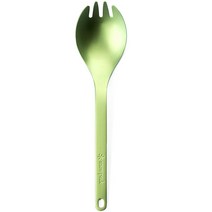 스노우피크 티타늄 스포크 일반포크숟가락, 1개, Green