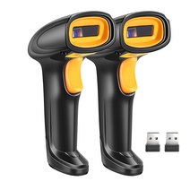 1+1 핸드 유무선/블루투스 바코드스캐너 1D 2D QR코드 DL-BJ08 블랙, DL-W208