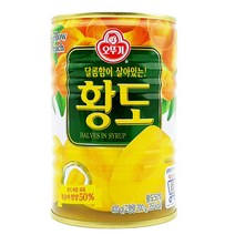 오뚜기 황도 복숭아 과일 통조림 400g 248EA3
