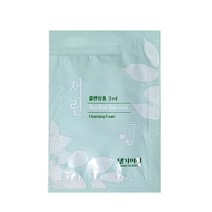 댕기머리 일회용 딥클렌징 세면도구 서린 클렌징폼, 50개