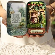 DIY 미니어처 만들기세트 미니어처 선반 식당, zc 낚시토끼