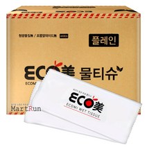 에코미 물티슈400매(업소용), 1박스, 400매