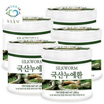 푸른들판 국산 누에 뽕잎 환 200g 5통 말린 누에가루 뽕나무잎 생뽕잎