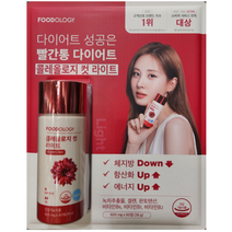푸드올로지 콜레올로지 컷 다이어트 보조제 빨간통 버닝올로지 + 물티슈 1매 증정, 1개, 60정