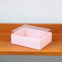 종이나라 마카롱상자 10구 핑크 화이트, 50매, 6구.핑크