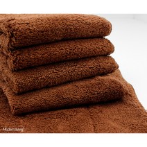 모던리빙 파워극세사 행주 두꺼운 2겹 ( 갈색 25x30 cm), 10장