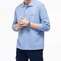 라코스테 라코스테 남성 카라 긴팔 스카이블루