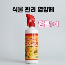 천연살충제 식물영양제 추가앰플 500ml 병해충관리살충제 수퍼노깍지, 1개(+앰플1개더)