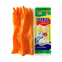 이태리 고무장갑 5켤레 천연생고무 가정용 고무장갑, 특대형, 특대(XL) 이상, 5개