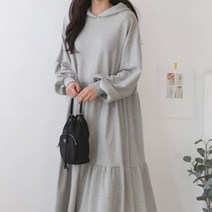 결혼식 하객 룩 원피스 돌잔치 엄마 봄 여성 옷 오피스 빅사이즈 임산부 프릴 후드 롱 간절기 여행 등원복