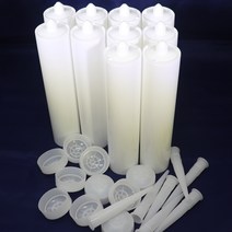 300ml실리콘 카트리지 빈통10개+노즐10개+뒷마개10개