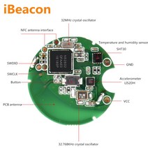 NRF52810 ibeacon 위치 기지국 bluetooth 비콘 모듈 순찰 clocking NFC 블루투스 자산 BLE 장치, 03 NRF52810 Sensorless
