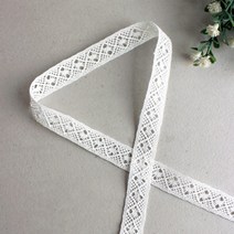 패브릭샵 토션레이스 3마 에이치 백아이보리