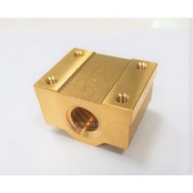 BTM10 사각너트 탭 체결형 TM 스크류 사다리꼴 나사 3D프린터 리드스크류, BTM10L(좌)