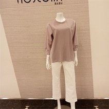 [모스코나] NC05 벌룬소매매색티블라우스 MOLA234Z6