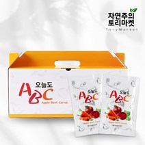 저온착즙 국내산 사과 비트 당근 착즙 100% ABC 쥬스(30팩 60팩 100ml), 100ml
