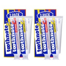 투스노트 수분테라피 치약 2종 세트 레몬2+자몽2, 없음