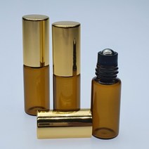 롤온 공병 파스 향수병 향수 소분 통 용기 3ml 물파스 로션바 공병에 옮기기 덜어쓰는 롤 롤러볼 병 갈색 아로마 오일 유리 리필 휴대용 케이스 샘플 미니 공용기