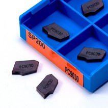카바이트 인서트 10PCS SP200 SP300 PC9030 NC3020 NC3030 3mm 초경 금속 선반 선삭 공구 SP 300 200 밀링 커터 슬롯 블레이드
