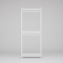 동서가구 팬타 포스코 스틸 시스템 드레스룸_800 2단 행거 4colors DF643484, 화이트