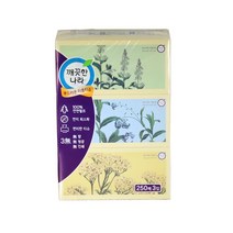 깨끗한나라 미용티슈250 3개입