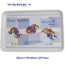 피터래빗 멜라민 쟁반(대) 색상선택, 기본제품구매, 핑크