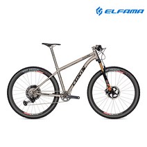 2023 엘파마 룩손 9 XTR 12단 티타늄 MTB 자전거, 16, 브러쉬드티탄