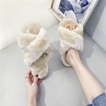 어그슬리퍼 어그 슬리퍼 여자 털슬리퍼 겨울슬리퍼 새로운 아이 겨울 소녀 솜털 오픈 발가락 플랫 하우스 유아 표범 모피 실내 슬라이드 신발