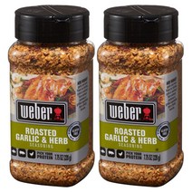 웨버 로스티드 갈릭 허브 시즈닝 220g 2팩 Weber Roasted Garlic Herb, 1개