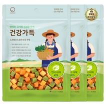 라이브잇 굿데이 강아지 건강가득 간식 300g, 연어 + 야채, 39개, 연어 + 야채