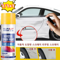 1/1+1 자동차 도장면 스크래치 리무빙 스프레이 친환경 보수 스프레이 모든 자동차적용 가능, 하늘색